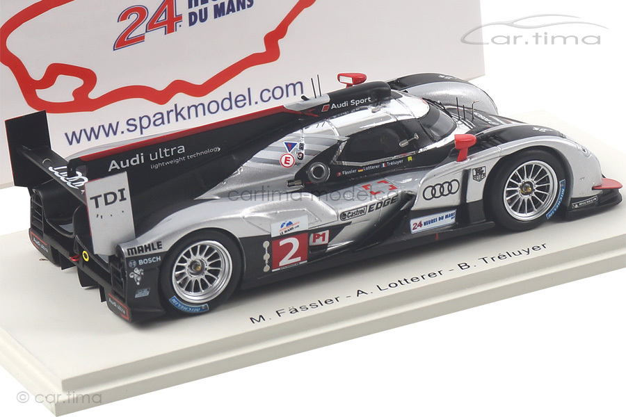 Audi R18 TDI Winner 24h Le Mans 2011 Fässler/Lotterer/Treluyer Spark 1:43 43LM11 Audi R18 TDI Winner 24h Le Mans 2011 Fässler/Lotterer/Treluyer Spark 1:43 43LM11