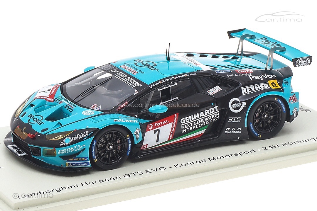 Lamborghini Huracán GT3 EVO 24h Nürburgring 2019 Mapelli/di Martino/Lyons Spark 1:43 SG576