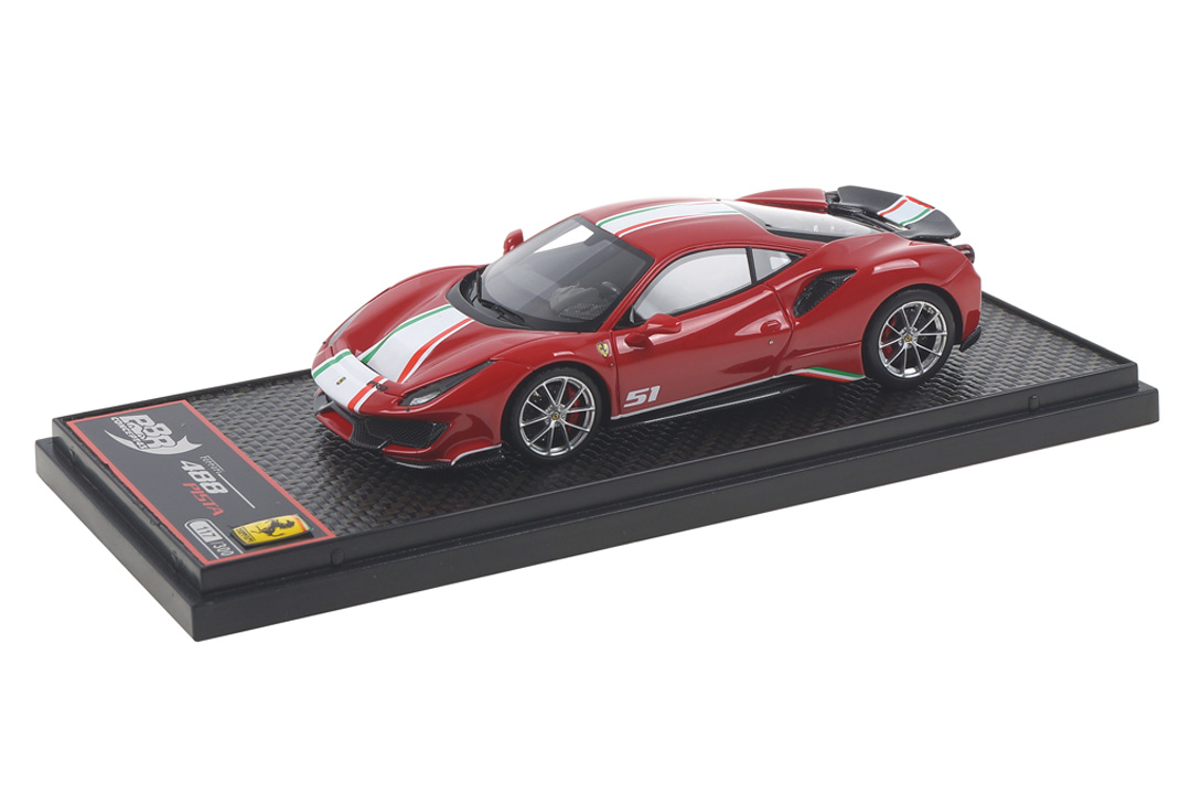 Ferrari 488 Pista Piloti Rosso Corsa 322 BBR 1:43 BBRC216A Ferrari 488 Pista Piloti Rosso Corsa 322 BBR 1:43 BBRC216A