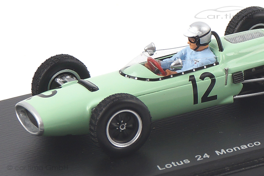 Lotus 24 GP Monaco 1963 Jim Hall Spark 1:43 S2141 Lotus 24 GP Monaco 1963 Jim Hall Spark 1:43 S2141