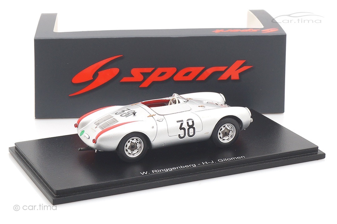 Porsche 550 Sypder 24h Le Mans 1955 Gilomen/Ringgenberg Spark 1:43 S9715