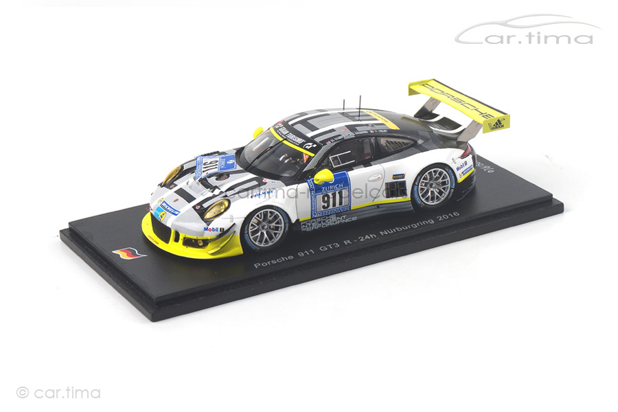 Porsche 911 (991) GT3 R 24h Nürburgring 2016 Bamber/Estre/Tandy/Pilet Spark 1:43 SG254 Porsche 911 (991) GT3 R 24h Nürburgring 2016 Bamber/Estre/Tandy/Pilet Spark 1:43 SG254