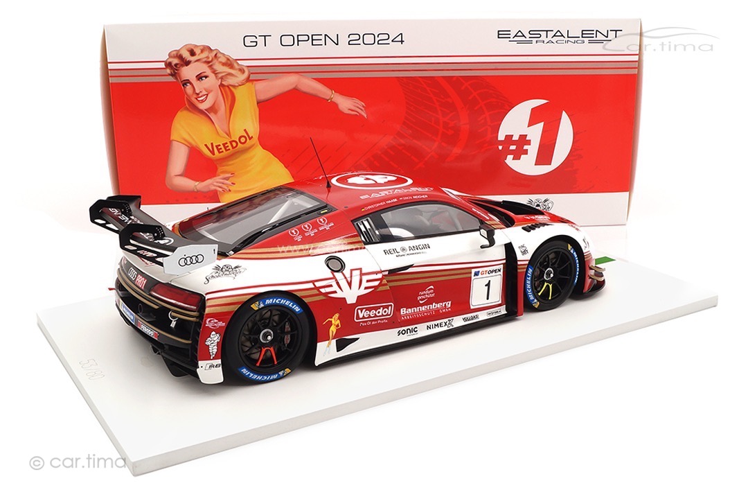 Audi R8 LMS GT3 evo II Winner GT Open 2024 Eastalent Racing Spark 1:18 FF041