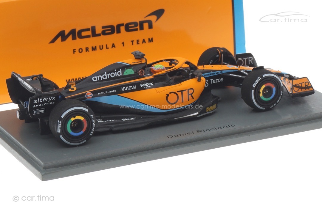 McLaren MCL36 GP Australien 2022 Daniel Ricciardo Spark 1:43 S8528 McLaren MCL36 GP Australien 2022 Daniel Ricciardo Spark 1:43 S8528