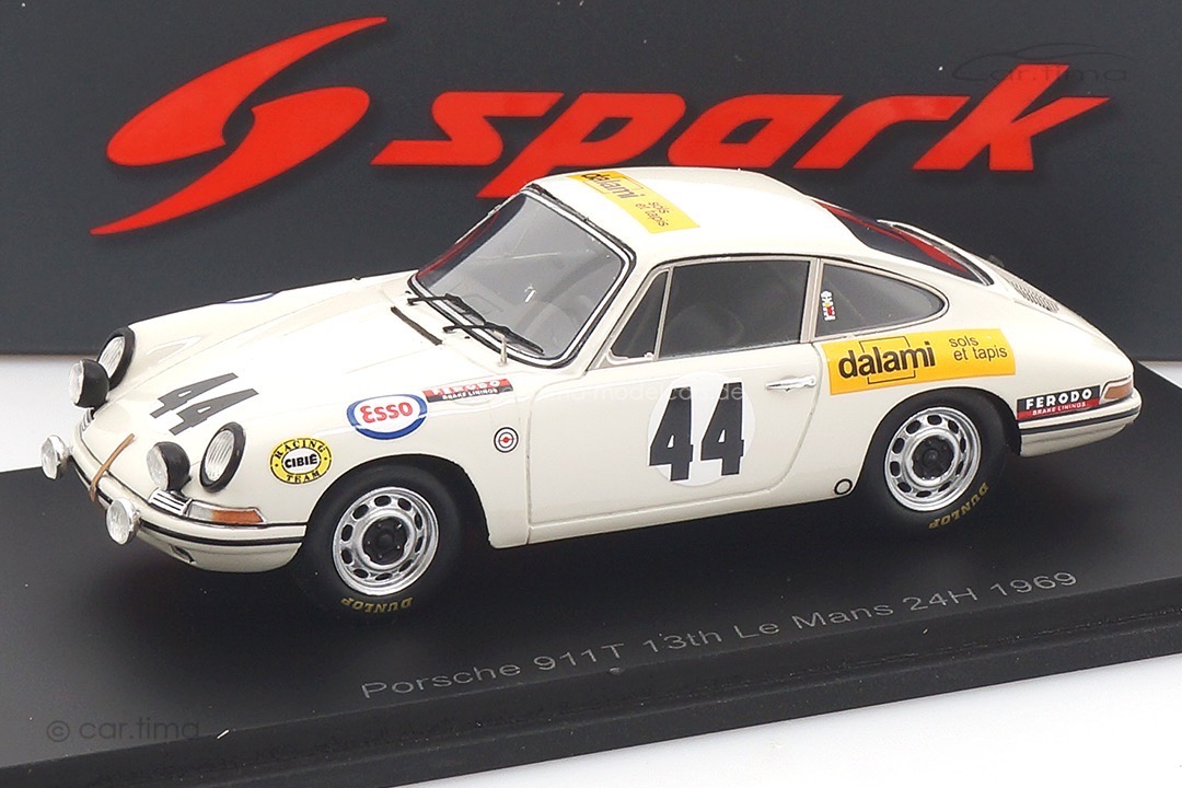 Porsche 911 T 24h Le Mans 1969 Marche/Laurent Spark 1:43 S9744