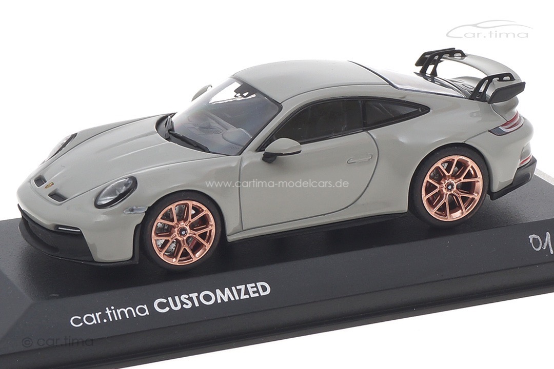 Porsche 911 (992) GT3 Kreide/Rad Cuprum Minichamps car.tima CUSTOMIZED 1:43 Porsche 911 (992) GT3 Kreide/Rad Cuprum Minichamps car.tima CUSTOMIZED 1:43