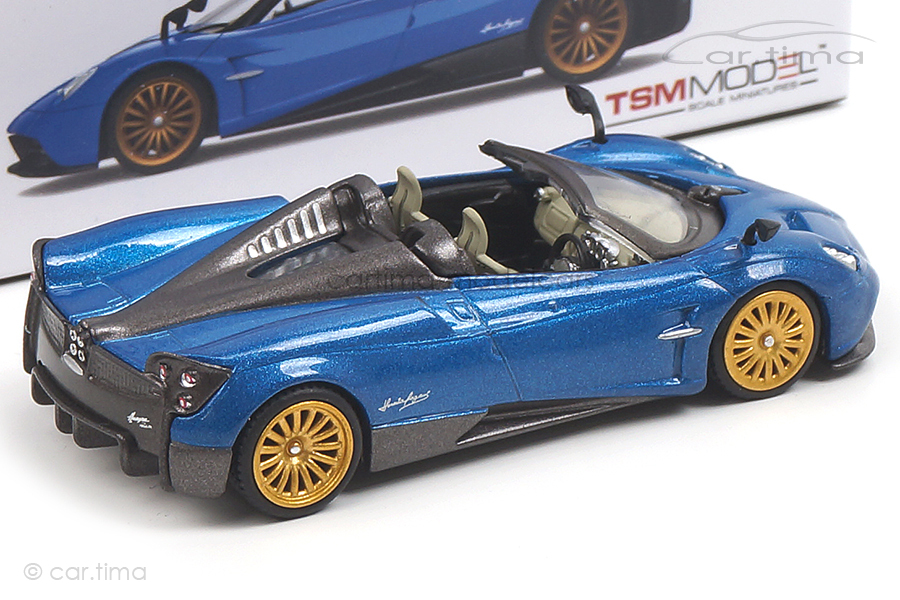 Pagani Huayra Roadster (RHD) Blue Francia MINI GT 1:64 MGT00038-R Pagani Huayra Roadster (RHD) Blue Francia MINI GT 1:64 MGT00038-R