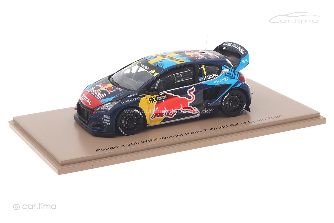 Peugeot 208 WRX Winner World RX Spanien 2020 Timmy Hansen Spark 1:43 S7880 Peugeot 208 WRX Winner World RX Spanien 2020 Timmy Hansen Spark 1:43 S7880