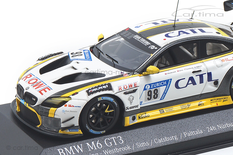 BMW M6 GT3 24h Nürburgring 2017 Rowe Racing Westbrook Minichamps 1:43 437172698 BMW M6 GT3 24h Nürburgring 2017 Rowe Racing Westbrook Minichamps 1:43 437172698