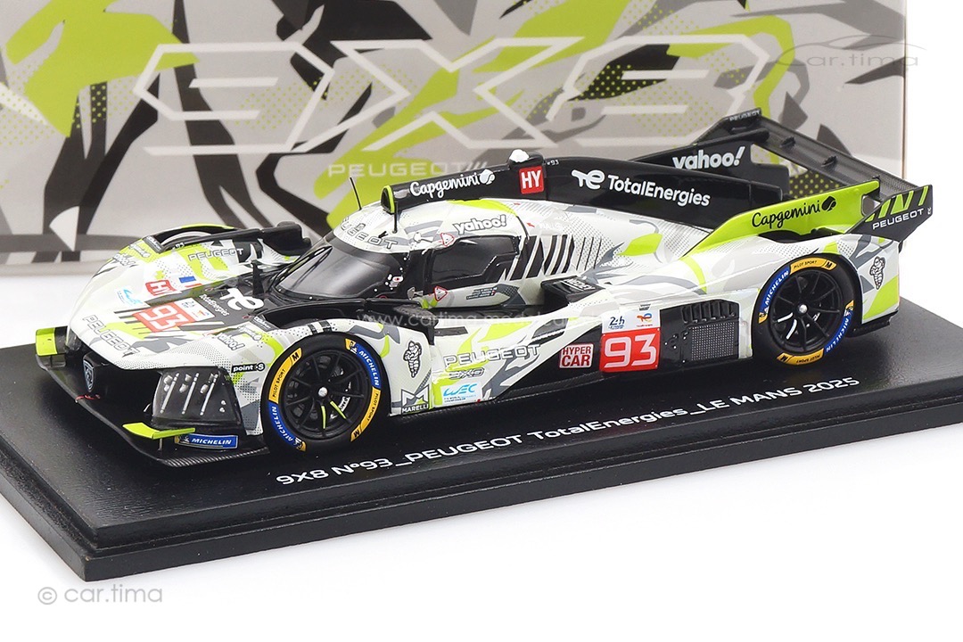 Peugeot 9X8 24h Le Mans 2025 Di Resta/Jensen/Vergne Spark 1:43 S9267