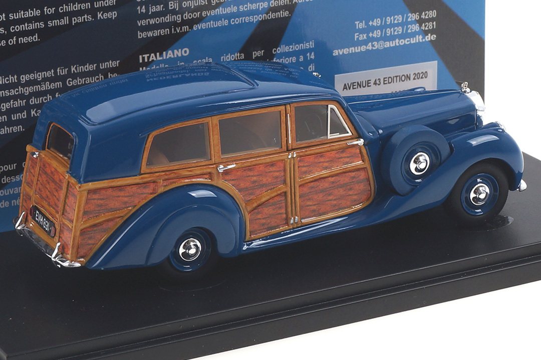 Bentley Mark VI Estate Car Rippon blau autocult 1:43 60051 Bentley Mark VI Estate Car Rippon blau autocult 1:43 60051