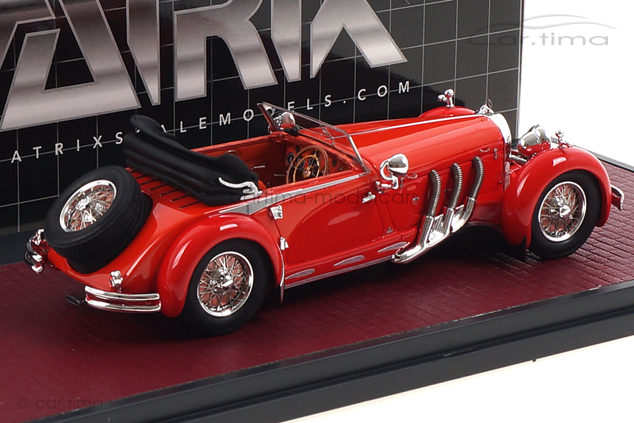 Mercedes-Benz 680S Armbruster Roadster rot Matrix 1:43 MX51302-161 Mercedes-Benz 680S Armbruster Roadster rot Matrix 1:43 MX51302-161