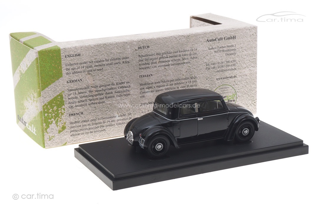 Skoda 932 1932 schwarz autocult 1:43 06052 Skoda 932 1932 schwarz autocult 1:43 06052