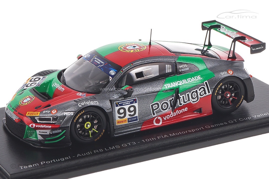 Audi R8 LMS Vallelunga 2019 Ramos/Chaves Spark 1:43 S6315 Audi R8 LMS Vallelunga 2019 Ramos/Chaves Spark 1:43 S6315