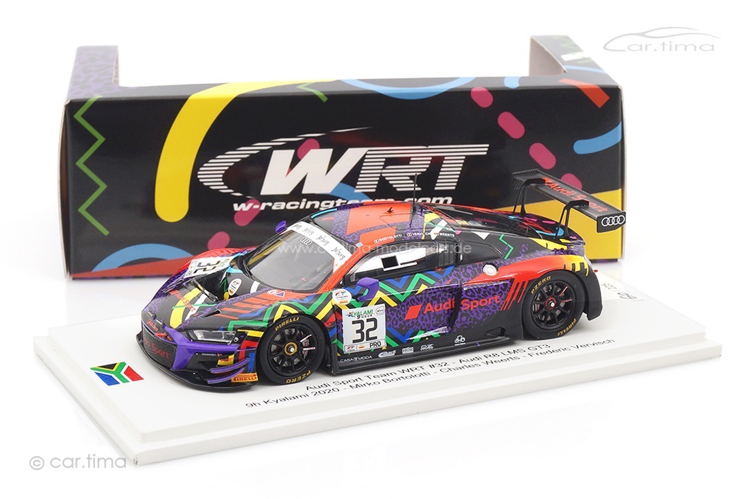 Audi R8 LMS GT3 9h Kyalami 2020 Bortolotti/Weerts/Vervisch Spark 1:43 FF007