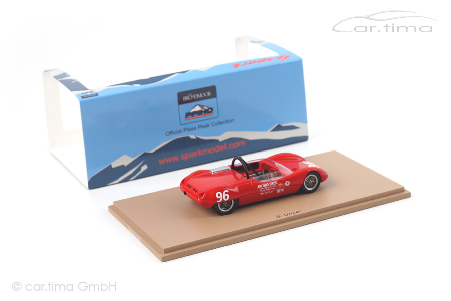 Lotus 23 Pikes Peak 1964 Bobby Unser Spark 1:43 PP003 Lotus 23 Pikes Peak 1964 Bobby Unser Spark 1:43 PP003