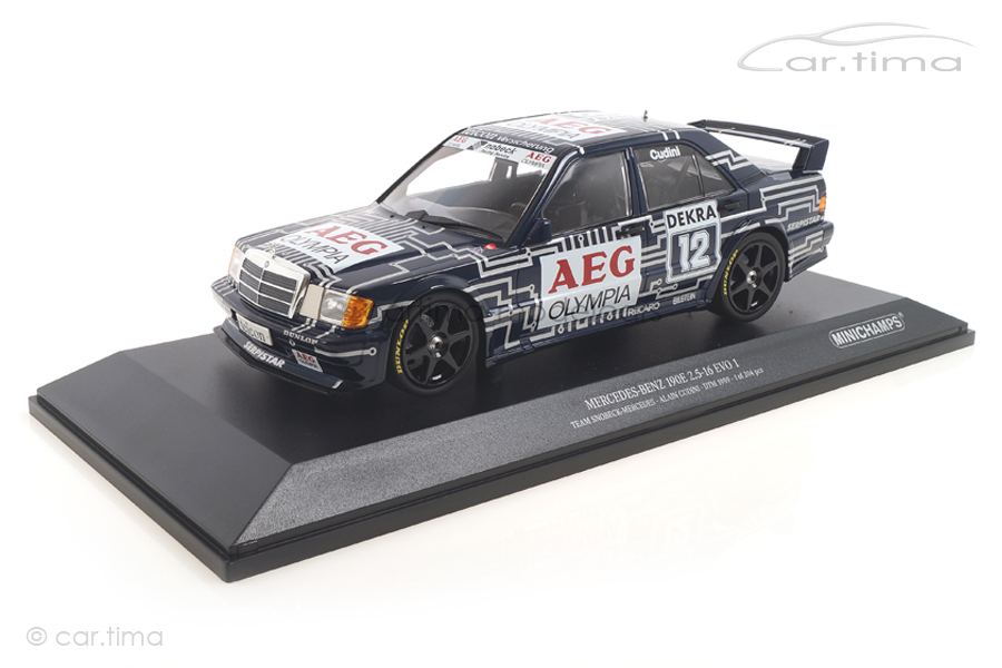 Mercedes-Benz 190E 2.5-16 EVO 1 DTM 1989 Alain Cudini Minichamps 1:18 155893612 Mercedes-Benz 190E 2.5-16 EVO 1 DTM 1989 Alain Cudini Minichamps 1:18 155893612