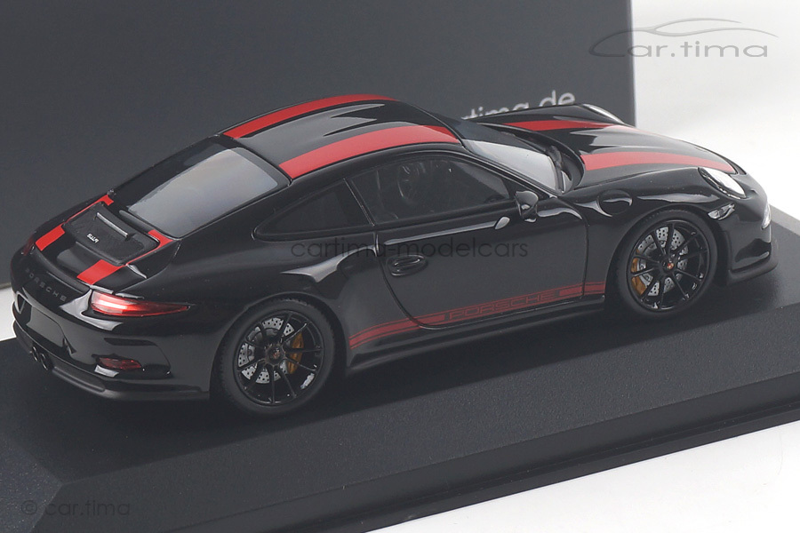Porsche 911 (991) R Schwarz/Rad schwarz Minichamps car.tima CUSTOMIZED
