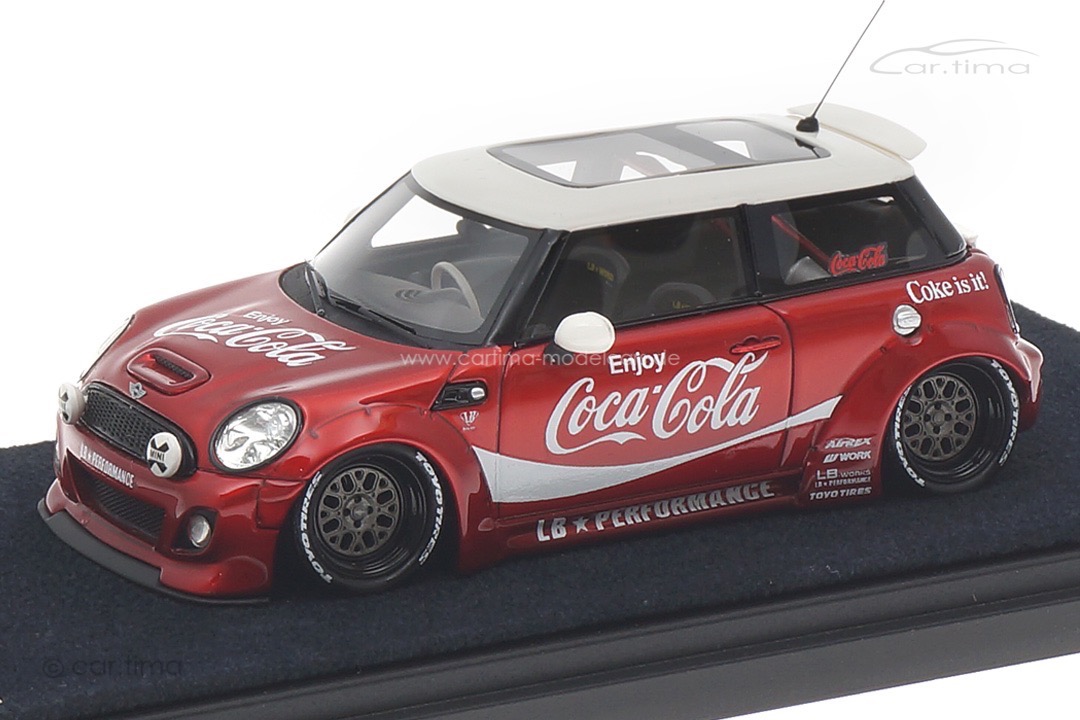 LB Nation Mini Cooper (R56) Coca Cola Design Engup Models 1:43 343356-CCR