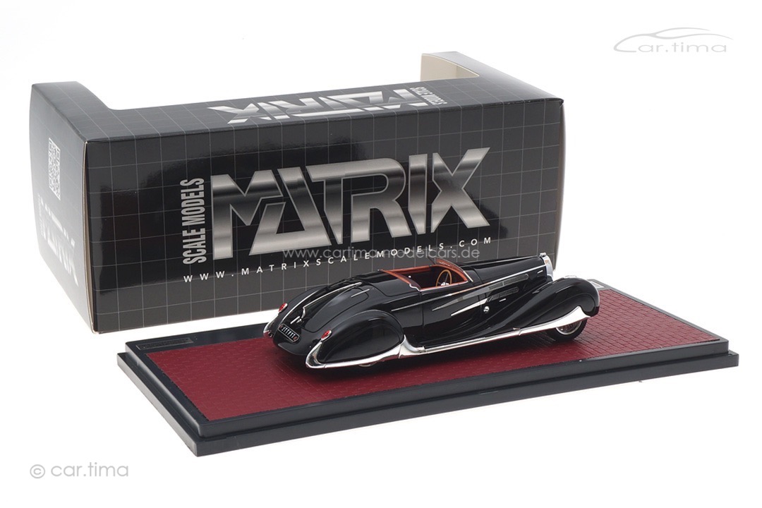 Bugatti T57C Cabriolet Vanvooren schwarz Matrix 1:43 MX50205-031B Bugatti T57C Cabriolet Vanvooren schwarz Matrix 1:43 MX50205-031B