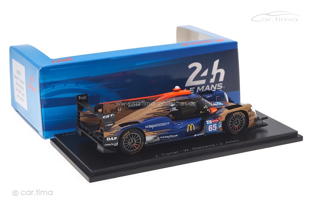 Oreca 07-Gibson 24h Le Mans 2021 Allen/Canal/Stevens Spark 1:43 S8255 Oreca 07-Gibson 24h Le Mans 2021 Allen/Canal/Stevens Spark 1:43 S8255
