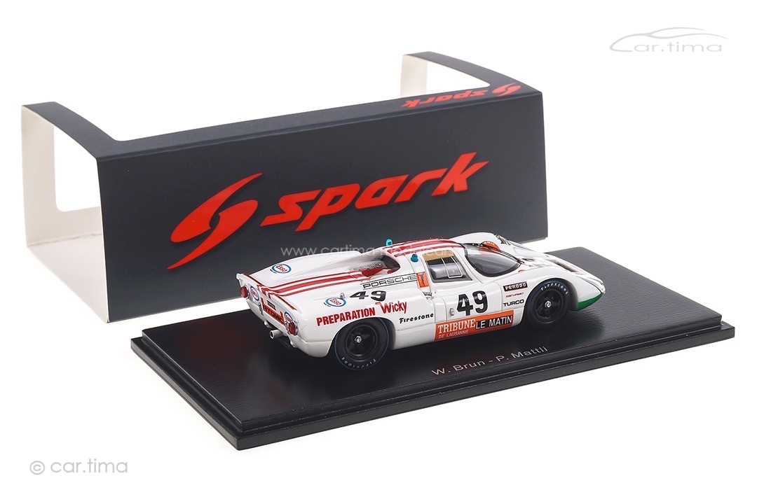 Porsche 907 24h Le Mans 1971 Brun/Mattli Spark 1:43 S9773 Porsche 907 24h Le Mans 1971 Brun/Mattli Spark 1:43 S9773