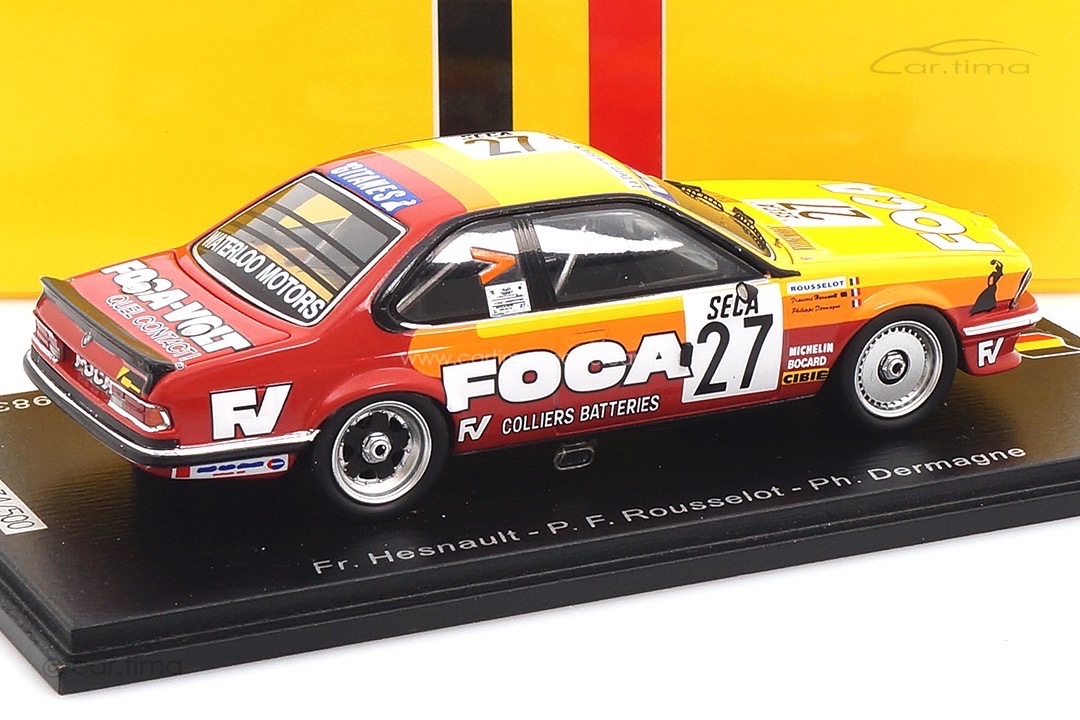BMW 635 CSI 24h Spa 1983 Dermagne/Hesnault/Rousselot Spark 1:43 SB652