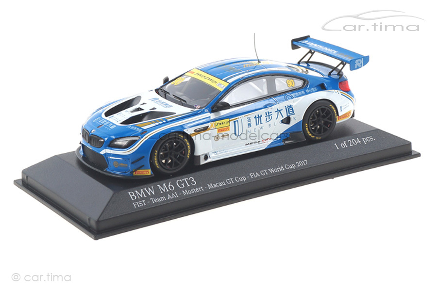 BMW M6 GT3 Macau GT Cup 2017 Chaz Mostert Minichamps 1:43 437172690 BMW M6 GT3 Macau GT Cup 2017 Chaz Mostert Minichamps 1:43 437172690