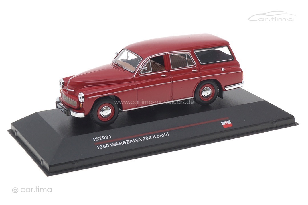 Warszawa 203 Kombi 1964 rot IST Models 1:43 IST081