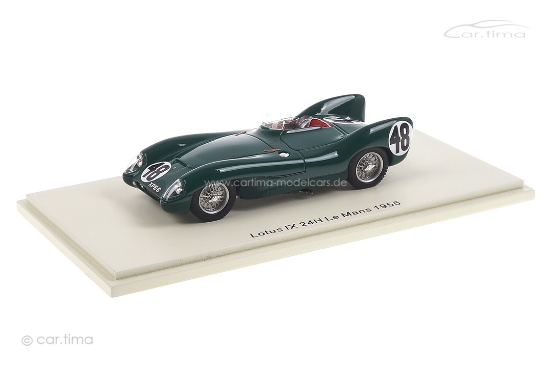Lotus IX 24h Le Mans 1955 Chapman/Flockhart Spark 1:43 S4397