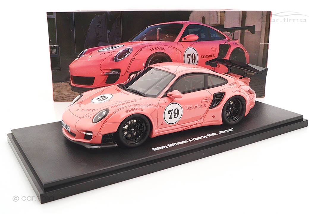Porsche 911 (997) Turbo S LBWK Sidney Hoffmann Pink Pig Werk83 1:18 W18090001