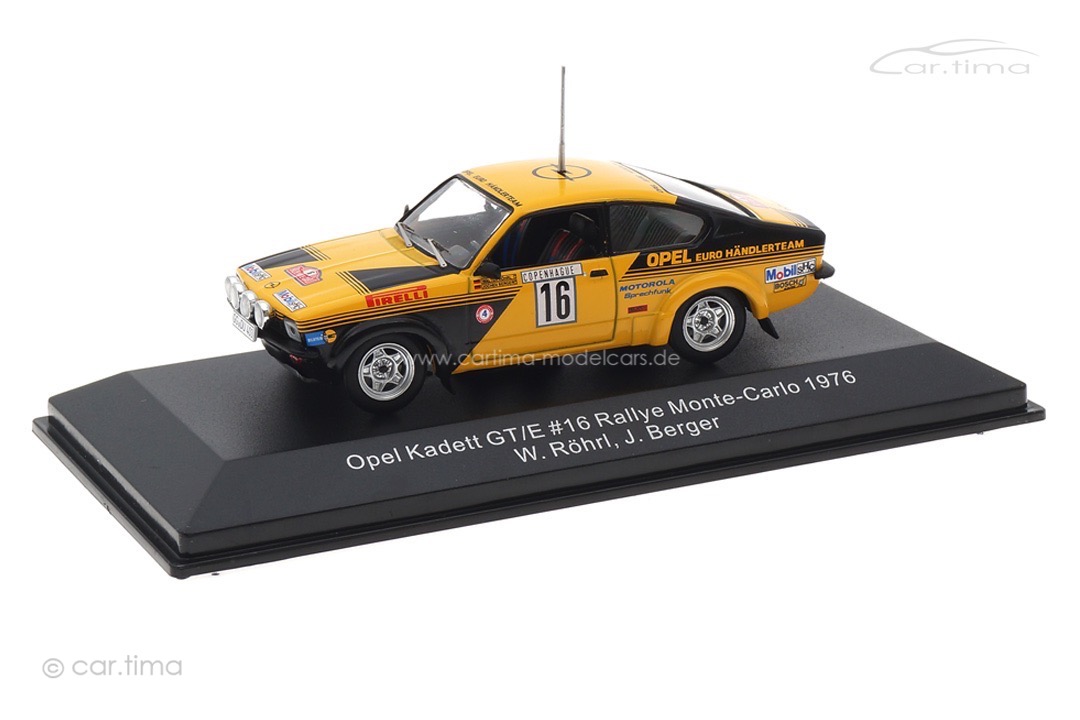 Opel Kadett GT/E Rallye Monte Carlo 1976 Röhrl/Berger CMR 1:43 WRC024