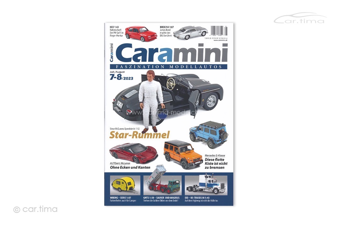 Zeitschrift/Magazine Caramini Faszination Modellautos 07-08/2023 Expromo Verlag