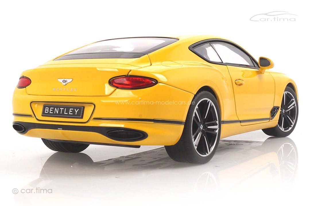 Bentley Continental GT 2018 Monaco Yellow Norev 1:18 182786