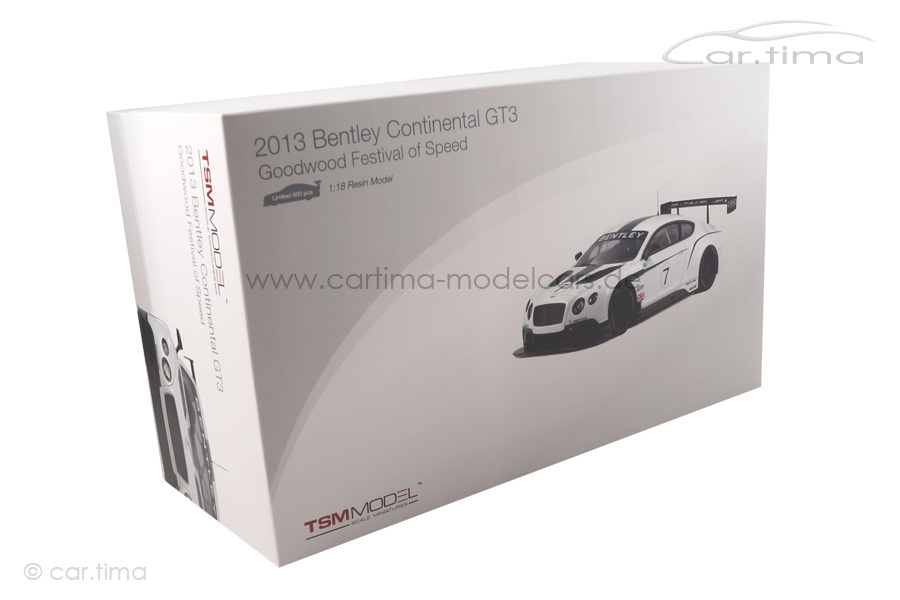 Bentley Continental GT3 Goodwood 2013 TSM 1:18 TSM141829R Bentley Continental GT3 Goodwood 2013 TSM 1:18 TSM141829R