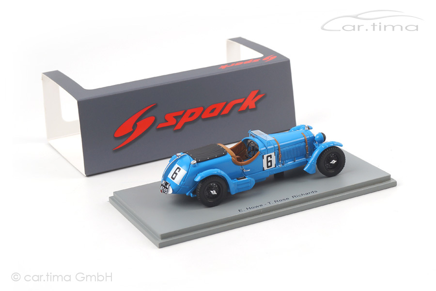 Alfa Romeo 8C 24h Le Mans 1934 Howe/Rose Richards Spark 1:43 S3887