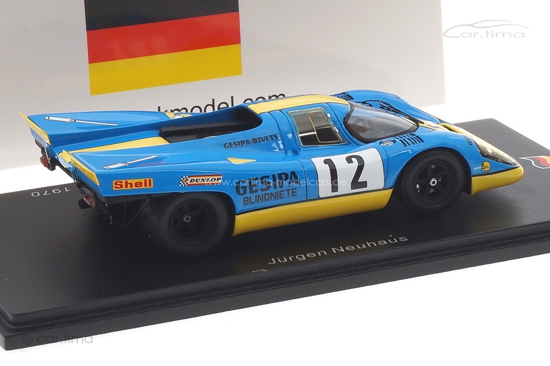 Porsche 917K Winner Norisring Interserie 1970 Jürgen Neuhaus Spark 1:43 SG670 Porsche 917K Winner Norisring Interserie 1970 Jürgen Neuhaus Spark 1:43 SG670