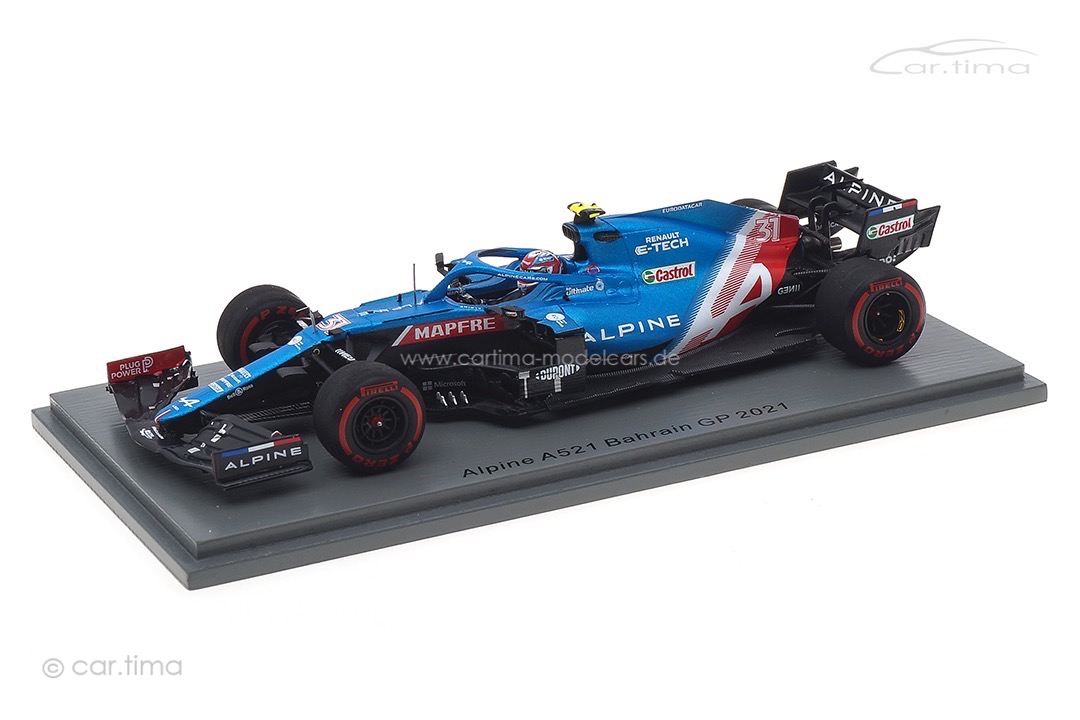Alpine A521 GP Bahrain 2021 Esteban Ocon Spark 1:43 S7665 Alpine A521 GP Bahrain 2021 Esteban Ocon Spark 1:43 S7665