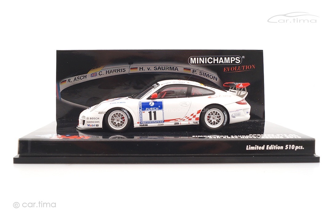 Porsche 911 (997 II) GT3 RS 24h Nürburgring 2010 Minichamps 1:43 437106711