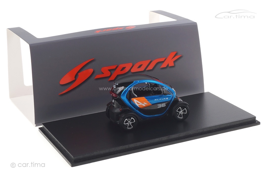Renault Twizy Alpine blau Spark 1:43 SF075