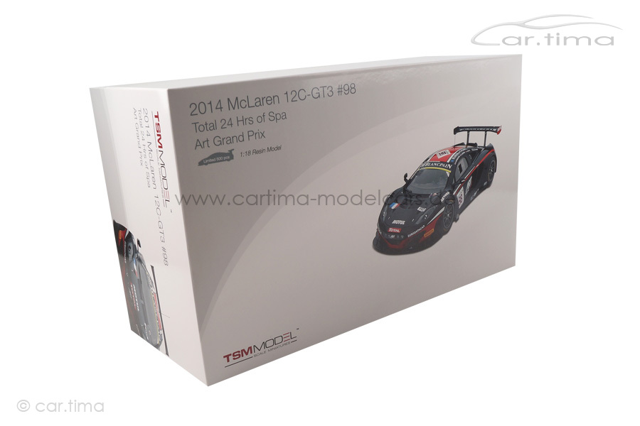 McLaren MP4-12C GT3 24h Spa 2014 TSM 1:18 TSM151813R