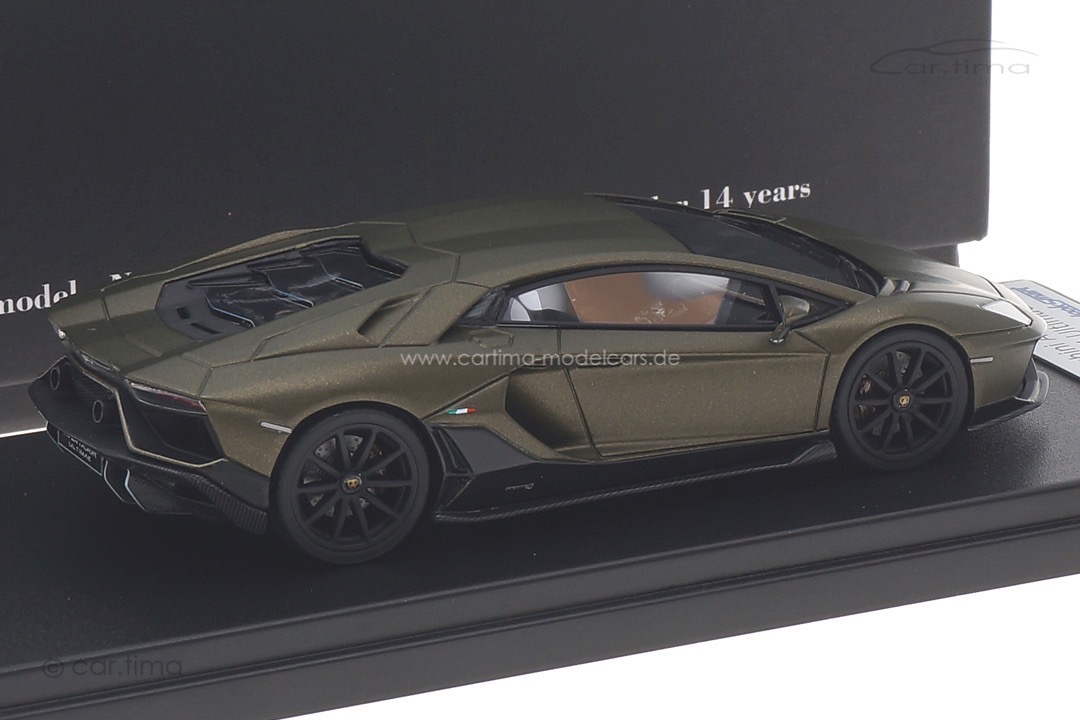 Lamborghini Aventador Ultimae Verde gea matt Looksmart 1:43 LS525E Lamborghini Aventador Ultimae Verde gea matt Looksmart 1:43 LS525E