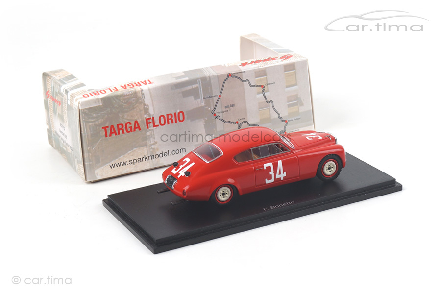 Lancia B20 Winner Targa Florio 1952 Bonetto Spark 1:43 43TF52