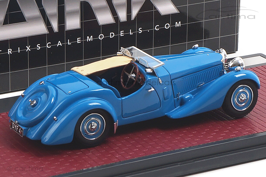Bugatti T57S Corsica Roadster Malcolm Campbell 1937 Matrix 1:43 MX40205-092 Bugatti T57S Corsica Roadster Malcolm Campbell 1937 Matrix 1:43 MX40205-092