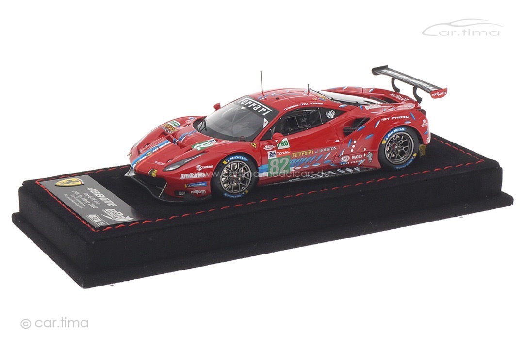 Ferrari 488 GTE Evo 24h Le Mans 2020 Bourdais/Gounon/Pla BBR 1:43 BBRC254 Ferrari 488 GTE Evo 24h Le Mans 2020 Bourdais/Gounon/Pla BBR 1:43 BBRC254