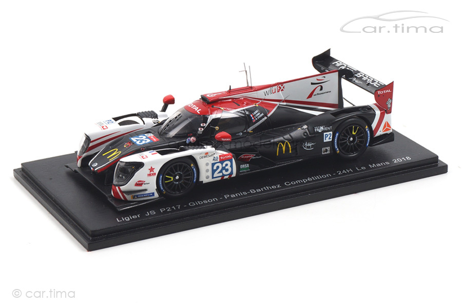 Ligier JS P217-Gibson 24h Le Mans 2018 Buret/Canal/Stevens Spark 1:43 S7011 Ligier JS P217-Gibson 24h Le Mans 2018 Buret/Canal/Stevens Spark 1:43 S7011