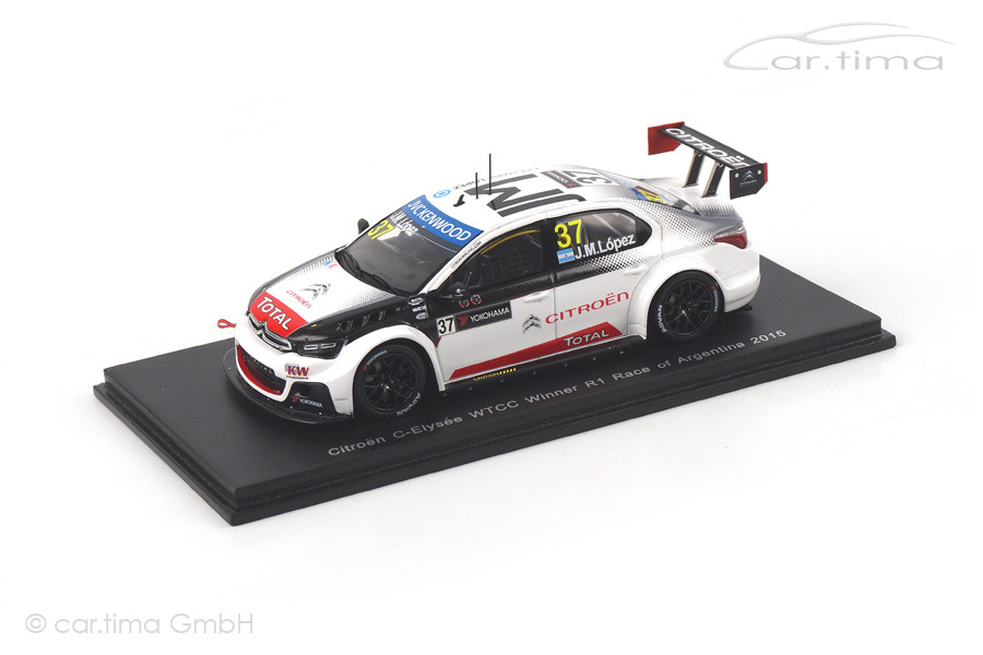Citroen C-Elysee WTCC Winner Race of Argentina José Maria López Spark 1:43 S4524