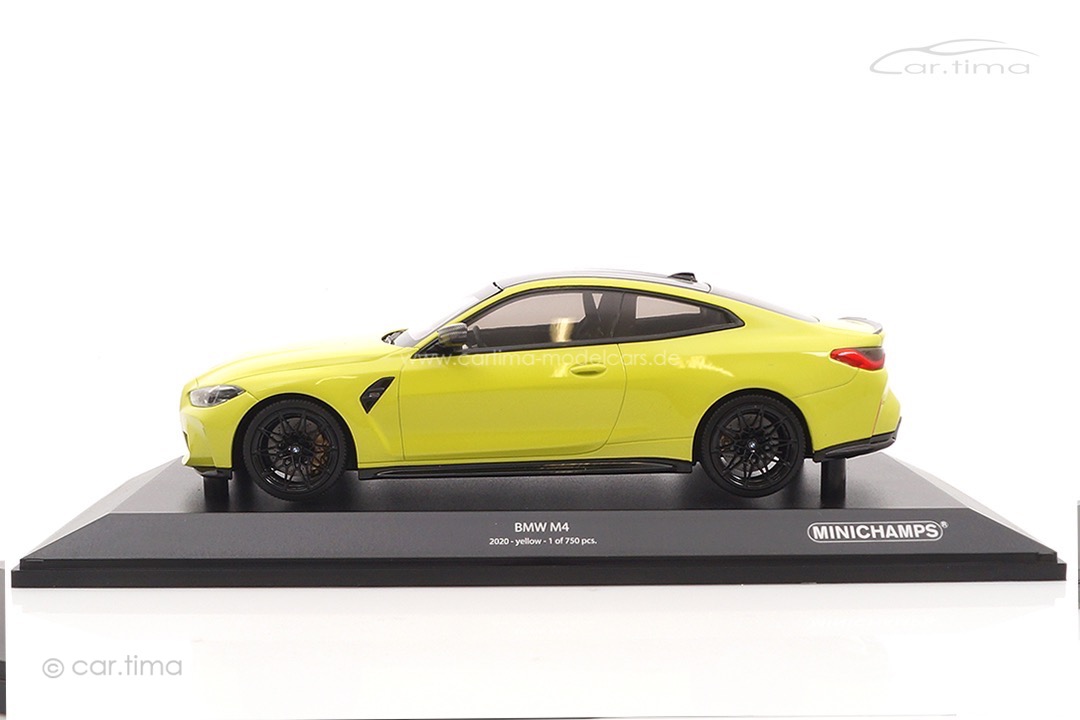 BMW M4 (G82) 2020 gelb Minichamps 1:18 155020120