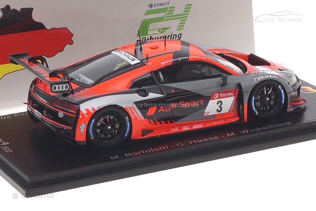 Audi R8 LMS GT3 24h Nürburgring 2020 Bortolotti/Haase/Winkelhock Spark 1:43 SG681