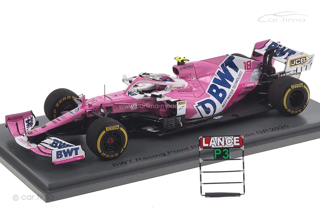 BWT Racing Point RP20 GP Italien 2020 Lance Stroll Spark 1:43 S6482 BWT Racing Point RP20 GP Italien 2020 Lance Stroll Spark 1:43 S6482